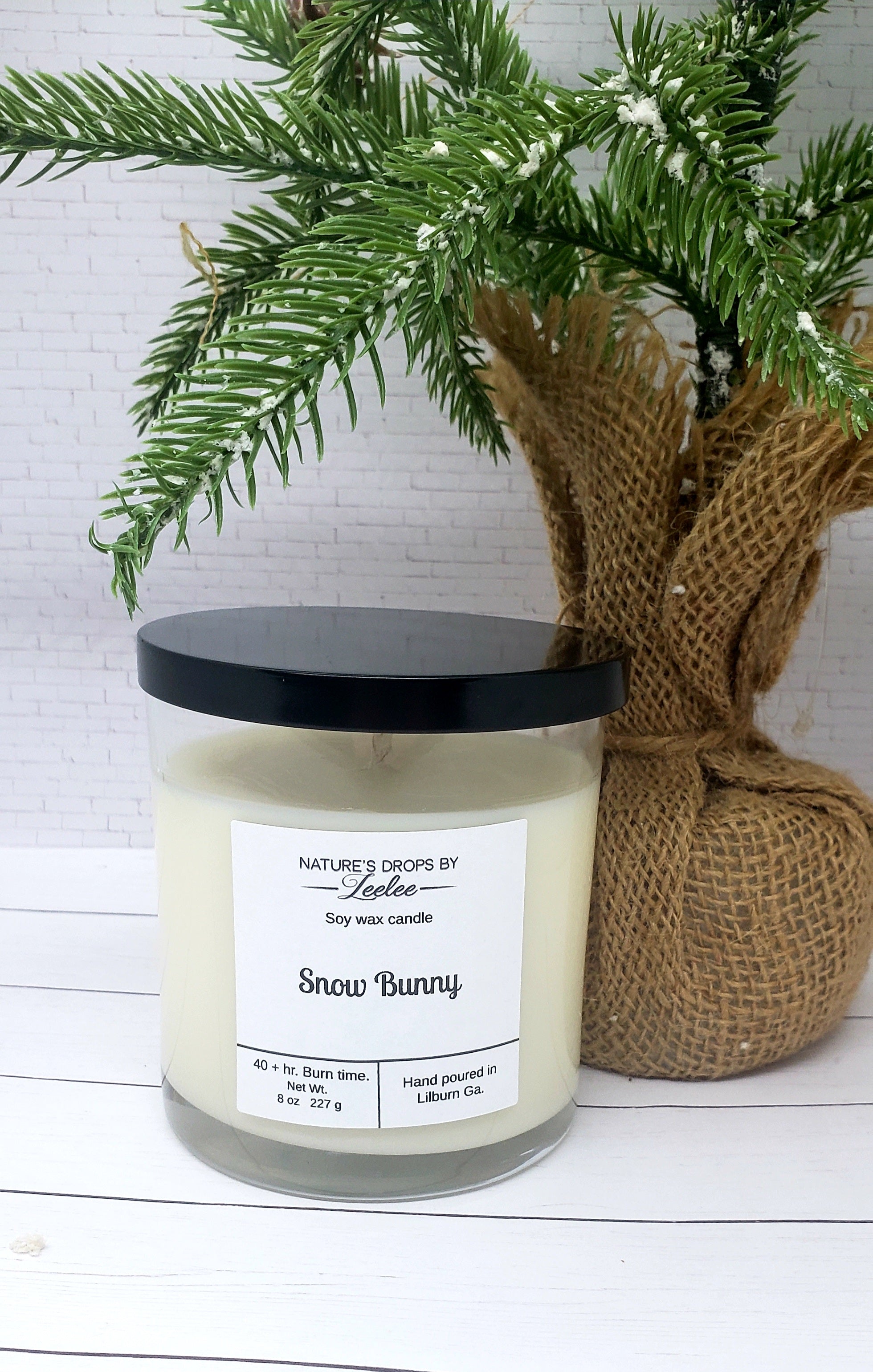 Snow Bunny Soy Candle/wax melt – Nature's Drops by LeeLee LLC