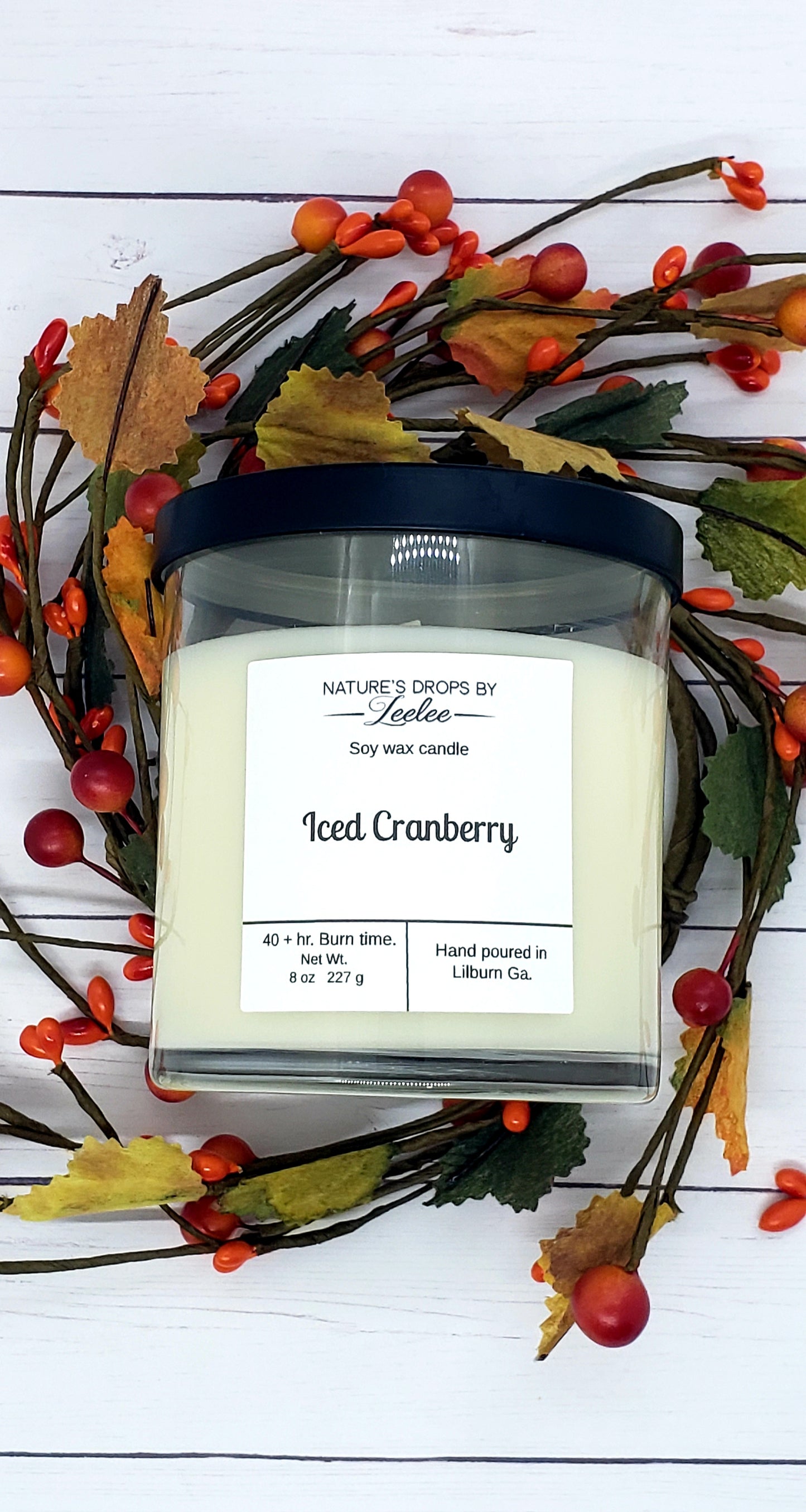 Iced Cranberry Soy Candle