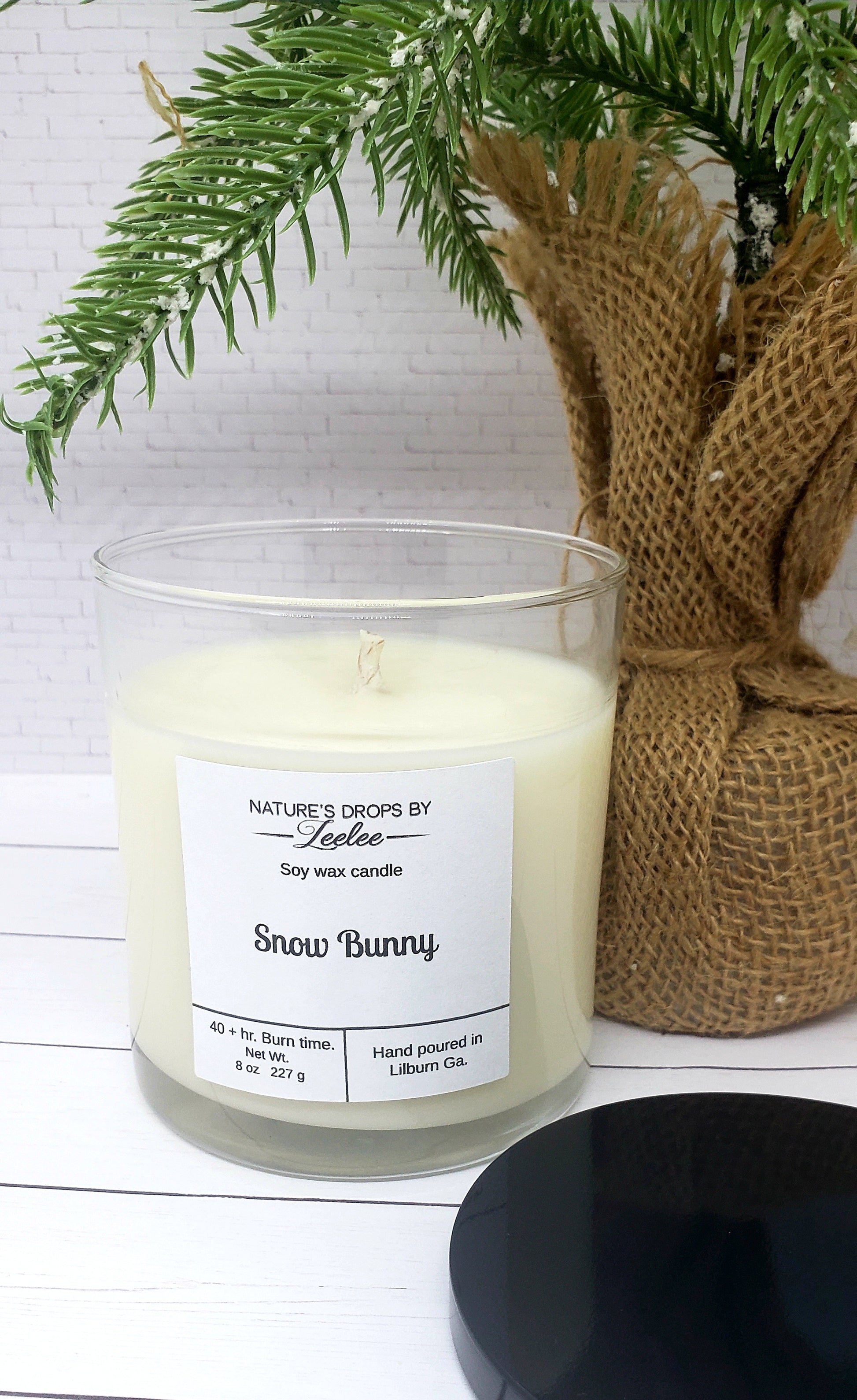 Snow Bunny Soy Candle/wax melt – Nature's Drops by LeeLee LLC